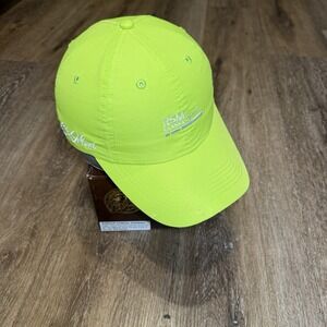 Imperial RSM Classic Golf Hat Lime Green Embroidered Logo Sea Island St Simons